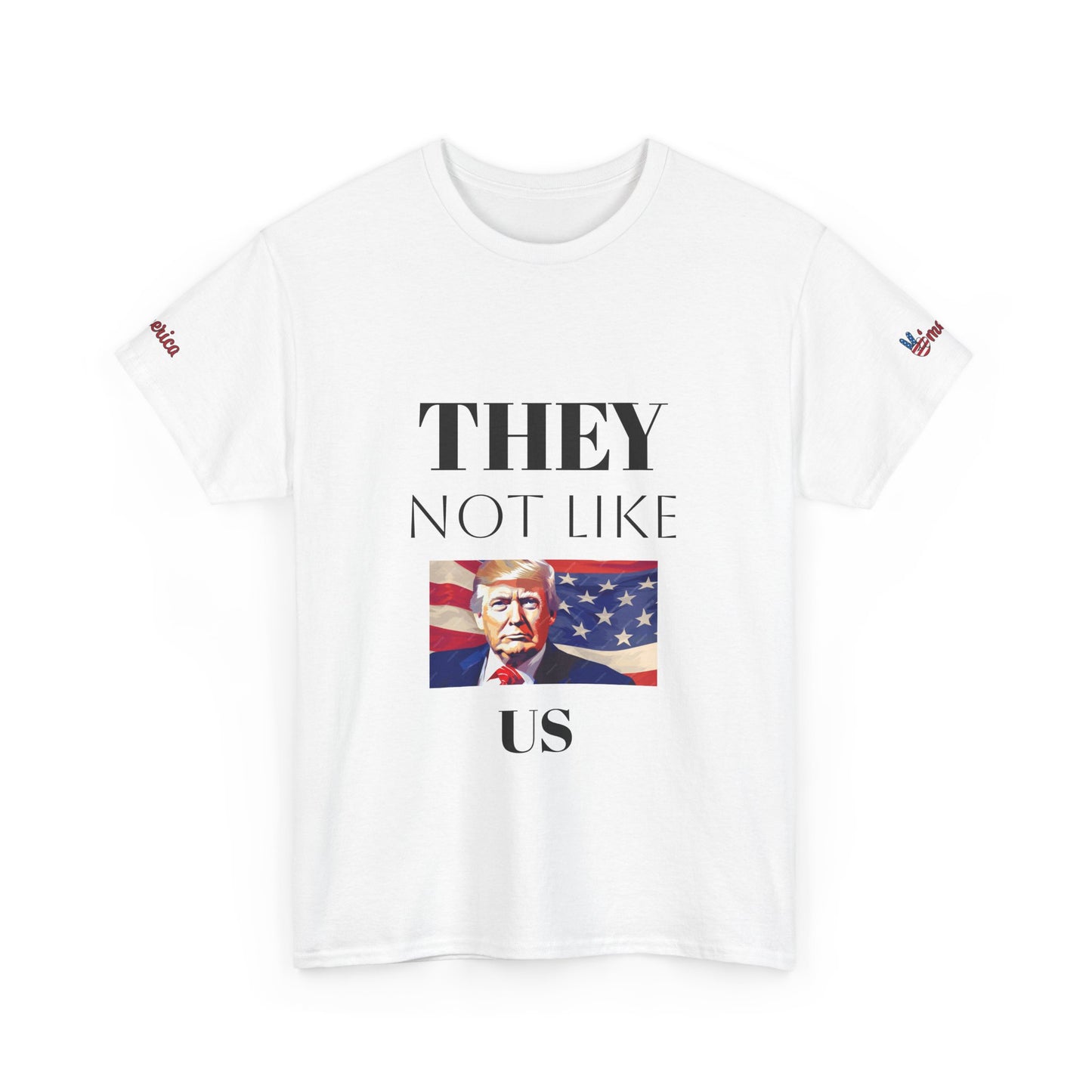 Patriotic Statement Unisex Heavy Cotton Tee - 'They Not Like Us' Design